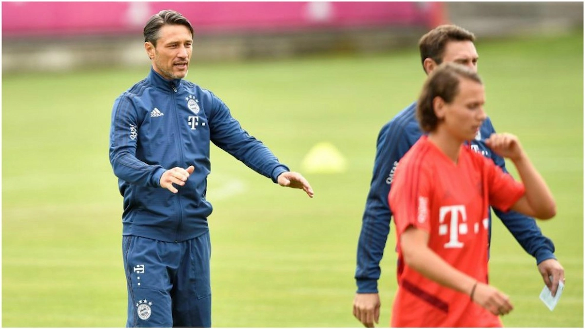 نیکو کواچ در تمرین بایرن مونیخ