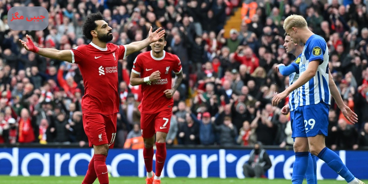 تصویر صلاح مهاجم لیورپول