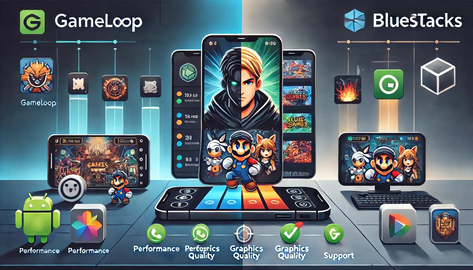 سازگاری با بازیهای موبایل: کدام شبیهساز انتخاب بهتری است؟