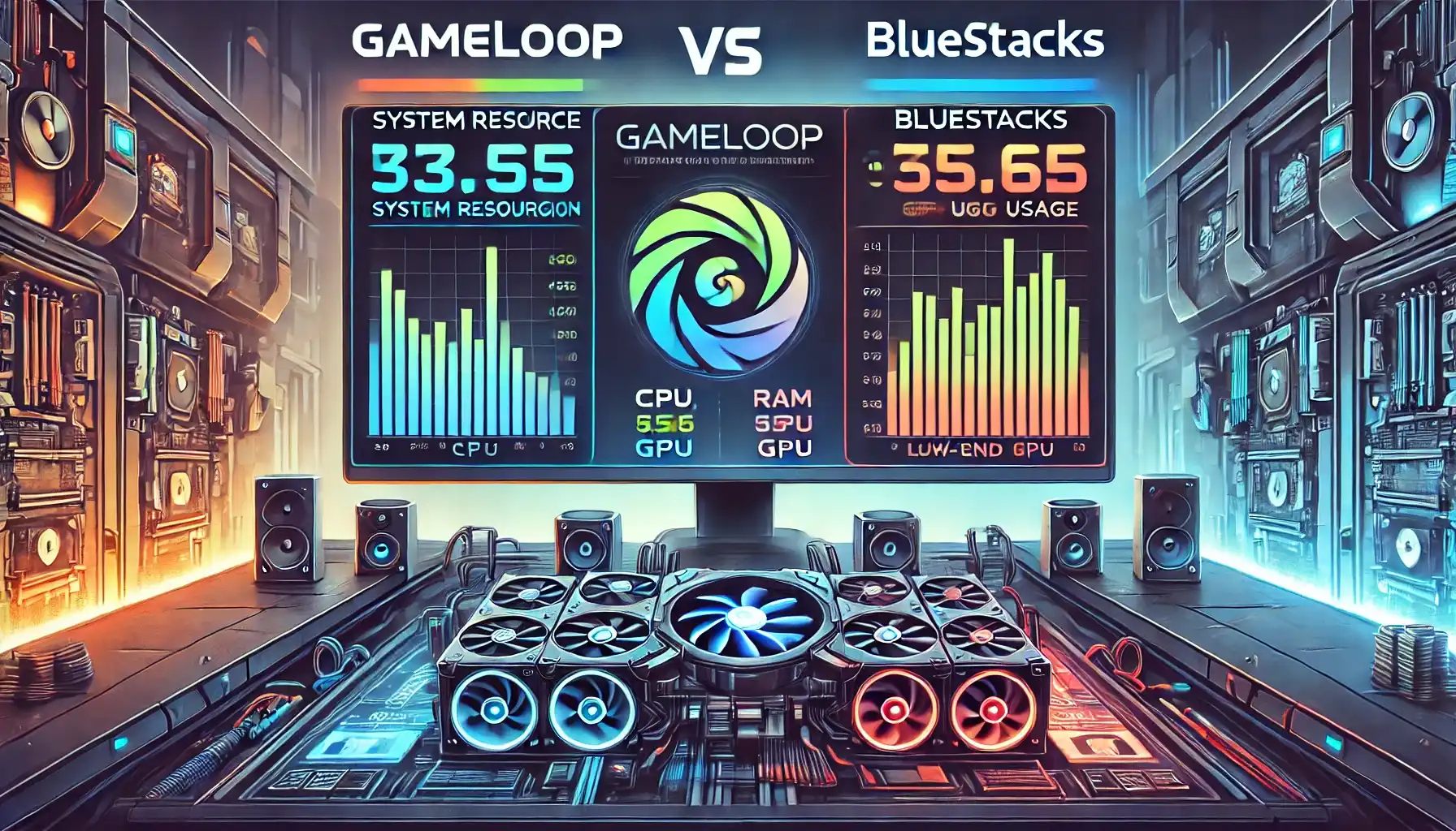 مصرف منابع سیستم: کدام شبیهساز بهینهتر است؟