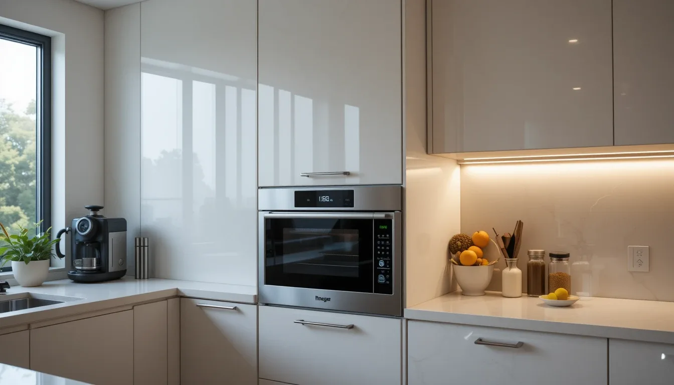 ماکروویو در آشپزخانه مدرن