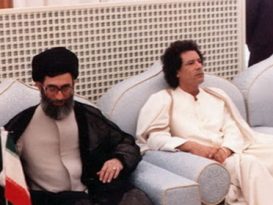 دیدار قذافی و امام خامنه ای و دلایل سقوط لیبی