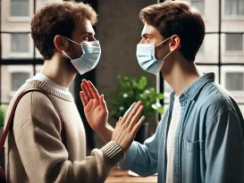 روبوسی باعث انتقال بیماری