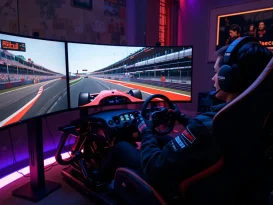 تجربه رانندگی فرمول یک در خانه