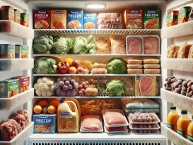 فریز کردن مواد غذایی