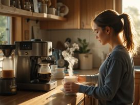 آموزش درست کردن قهوه کف دار