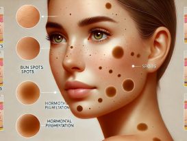 لک روی صورت