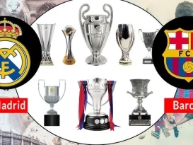 مقایسه افتخارات بارسلونا و رئال مادرید