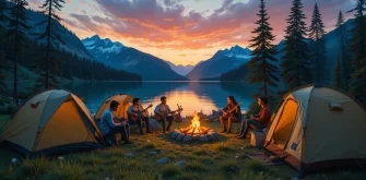 دریاچه های اطراف تهران برای کمپینگ